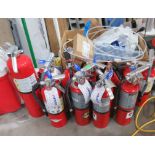 mixed fire extinguishers (out of date)
