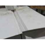 Milled Limestone boxes, 4"thick, 17"h x 48" x 48"