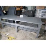 Steel Industrial Work Table, ULINE, Adjustable Height,96" long x 30" deep