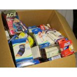 case of new ace bandages and other drugstore items