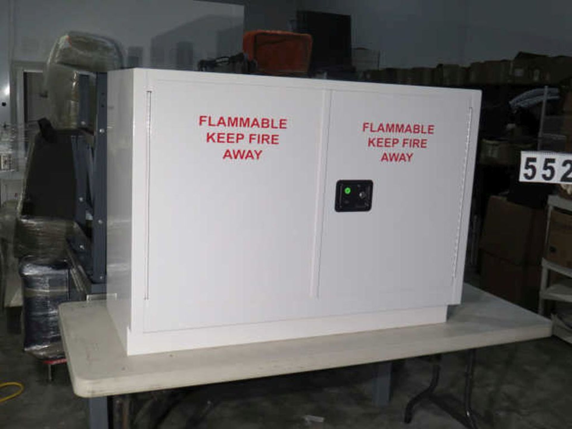 2 door flammable storage cabinet - Bild 2 aus 2