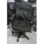 General Black finish office chairs