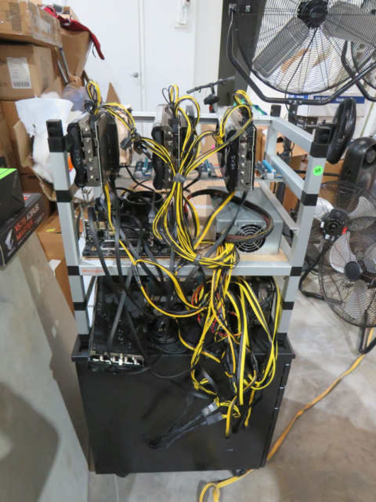 crypto mining rig with 6 Geeforce rtx 3090 graphics cards comes - Image 5 of 10