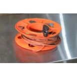 cord reel with 50' heavy duty electric extension cord