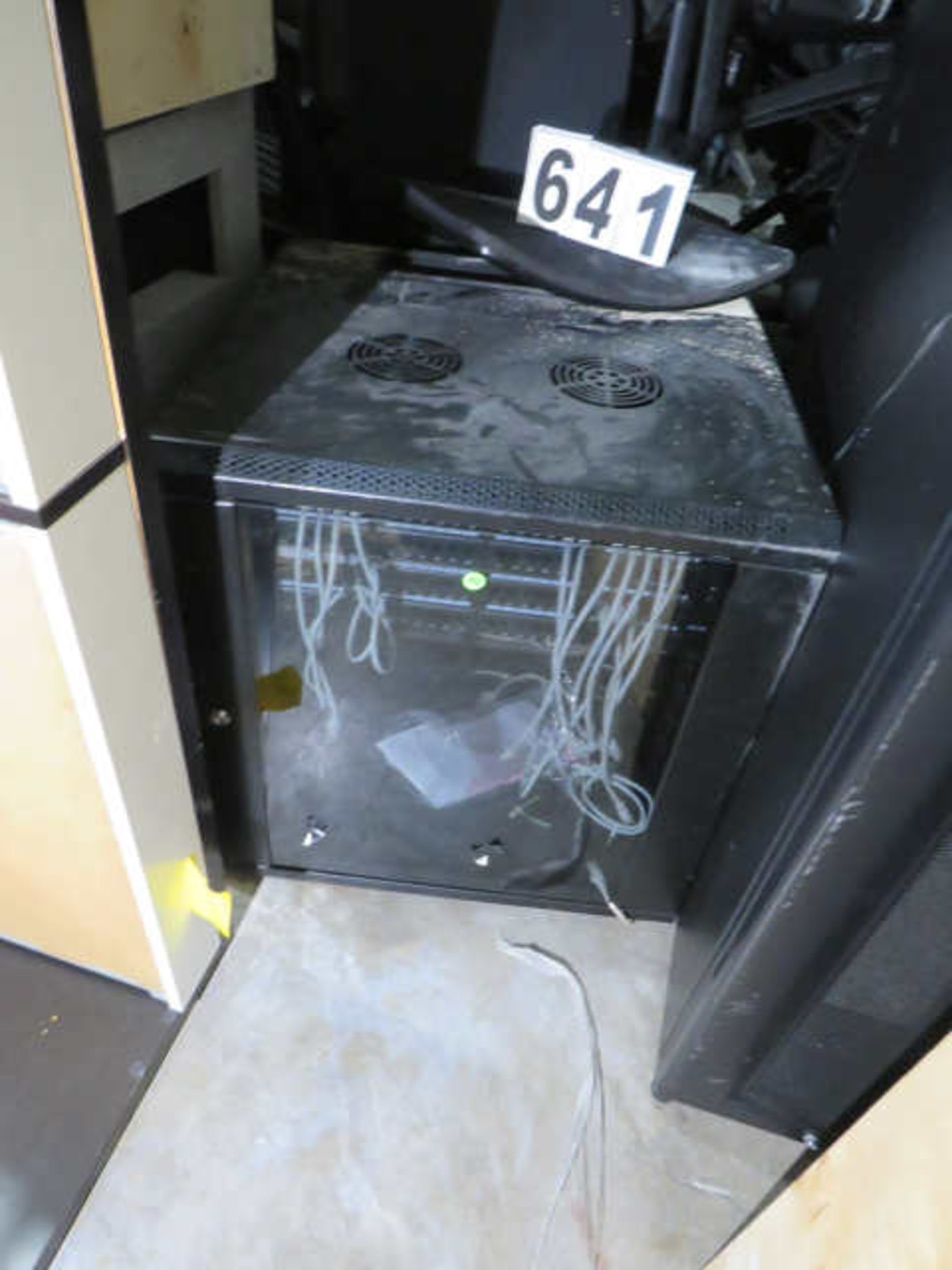 ventilated Computer Rack cabinet, Metal, 24"w x 22"d x 26"h