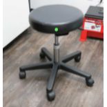 adjustable height exam stool (screw adjustment)