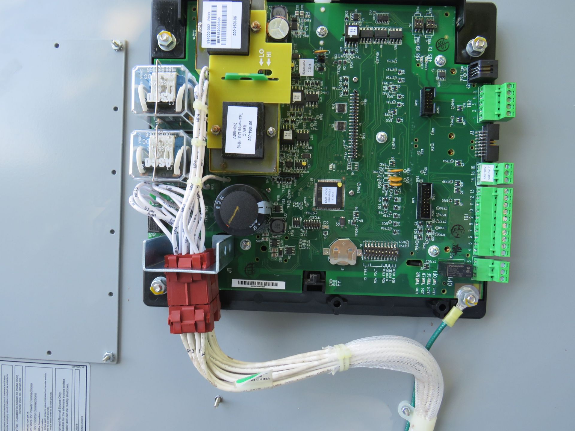 Asgo 200 amp control panel for generator - Image 7 of 9