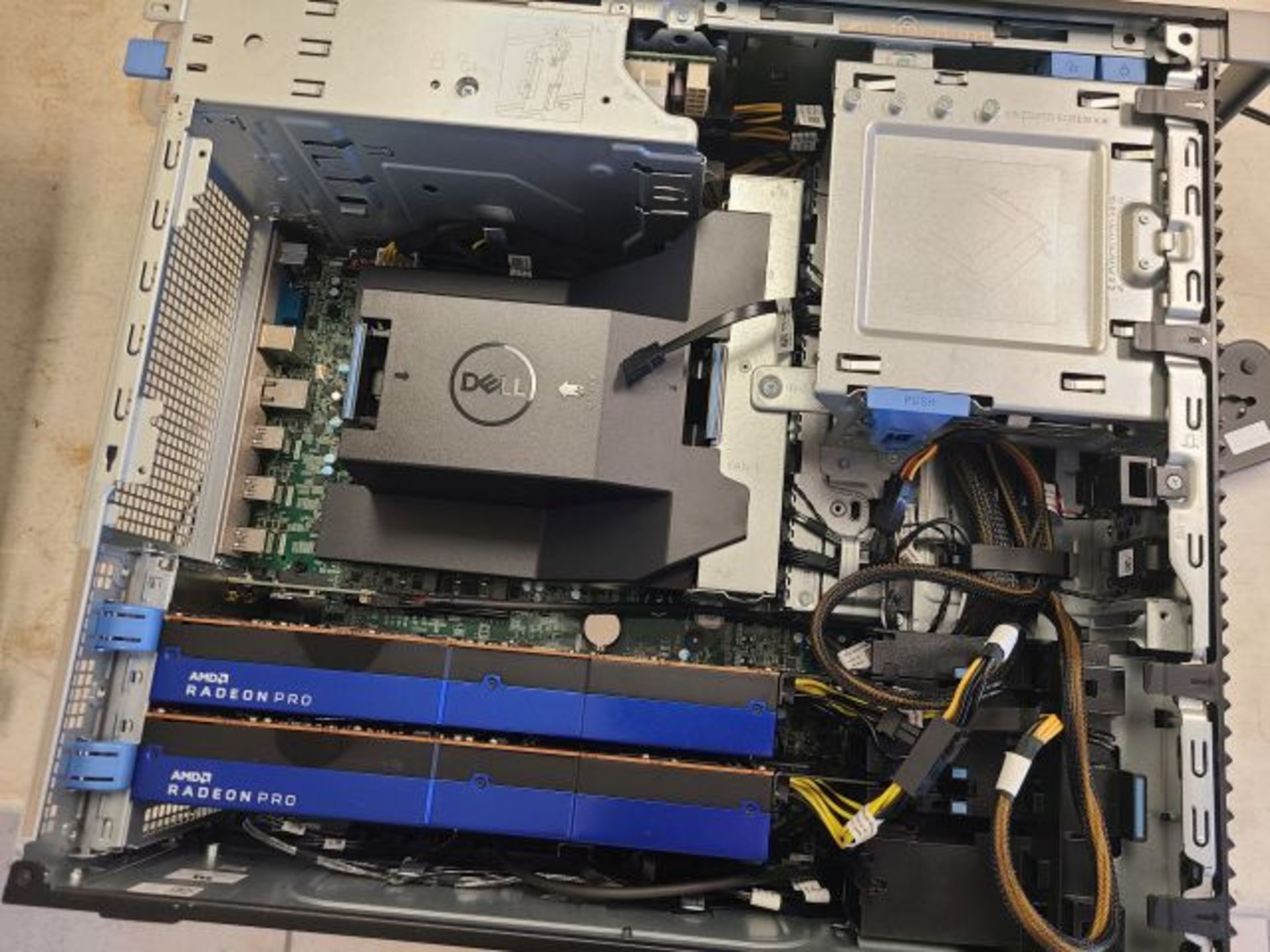 2021 Dell Precision 5820 computer with dual AMD Radeon Pro W5700 graphics cards - Image 2 of 2