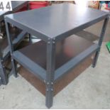 Steel work table w/ under shelf 36x24