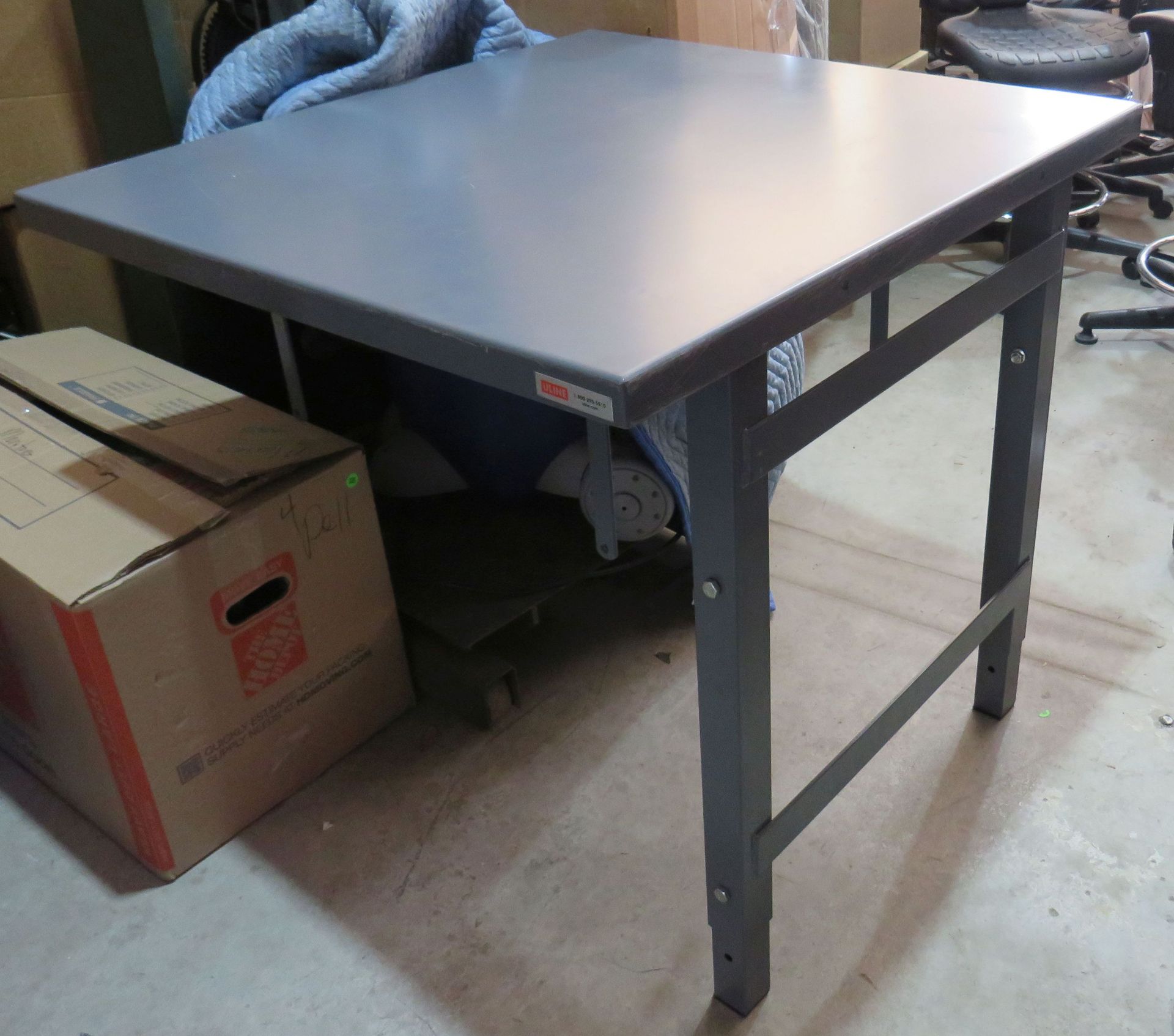 Steel work table extension 36x36