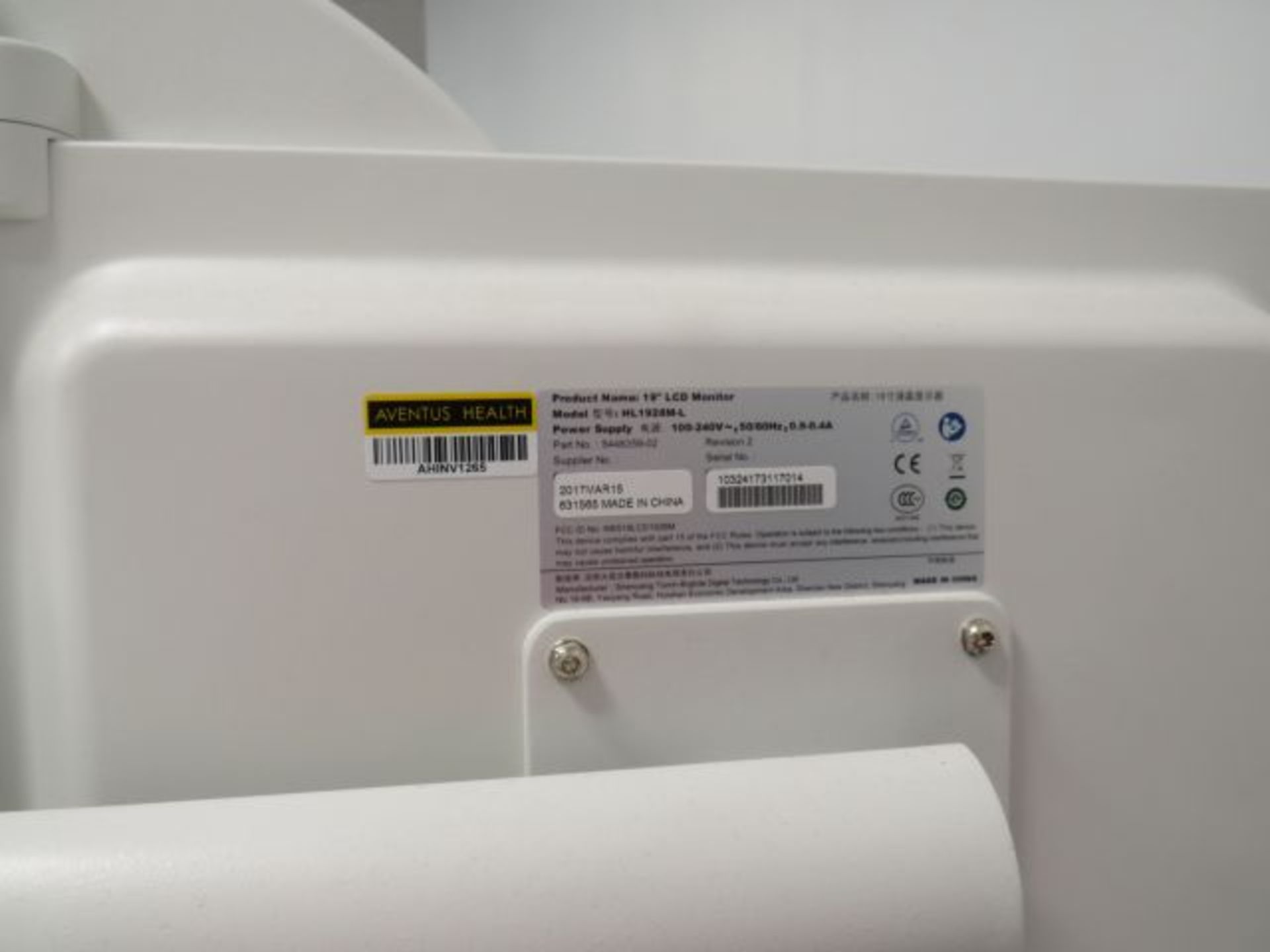 GE OEC 9800 Plus X-Ray, MfG. 5/2017, Model 00-881189-01, comes with bed, last inspected 11/2/23 B... - Image 14 of 14