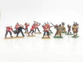 Britains modern issues, Zulu and British soldiers from the Limited Edition Set 5198, Zulu War -