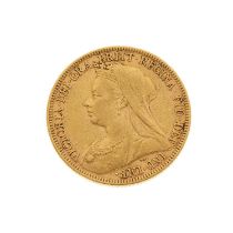 Victoria, a gold full sovereign coin dated 1897
