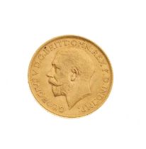 George V, a gold full sovereign coin dated 1911