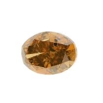 A loose natural Fancy Intense Brownish Orange diamond, of 1.30ct