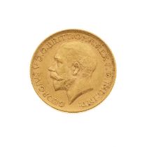 George V, a gold full sovereign coin dated 1911