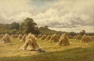 Henry H. Parker (British, 1858-1930), A Cornfield, Evesham, Nr Stratford-on-Avon; The Avon at