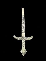 Alexander Ritchie, an Iona Arts and Crafts silver letter opener, Glasgow 1929, in the form of a