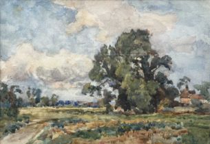 Sidney Grant Rowe (British, 1861-1928), Rural Scene with Farmhouse, signed l.r., watercolour, 17