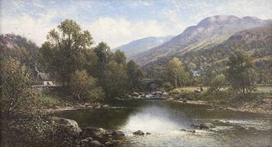Alfred Augustus Glendening (British, c.1840-c.1910), Near Betws-y-Coed, signed l.l., titled verso,
