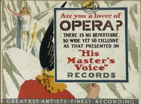 S.T.C. Weeks (British, act. 1910), 'Are you a lover of Opera? There is no Repertoire so Wide yet