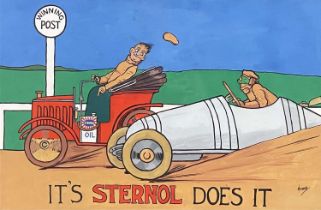John Hassall (British, 1868-1948), It's Sternol Does It, promotional illustration for Sternol,