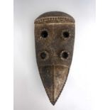 Tribal Interest, Grebo Tribe, a 'Kru' bird mask, 46cm high