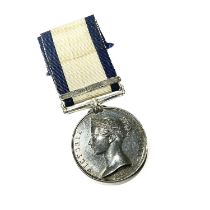 A Royal Navy General Service medal issued retrospectively in 1849, with Syria clasp (commemorating