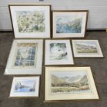 A collection of English contemporary watercolours, mainly landscapes, by Ann Manley, Dennis