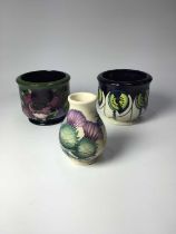Emma Bossons for Moorcroft, a Symbol of Scotland vase, baluster form, impressed and painted marks,