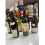 A collection of red and white wines to include: 1993 Charles Viénot Burgundy, 1998 Antoine de