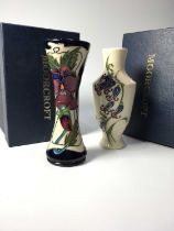 Kerry Goodwin for Moorcroft, Bluebell Harmony vase, balsuter form, impressed and painted marks, 15.