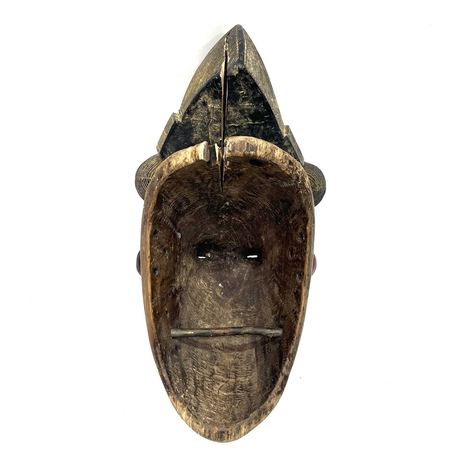 A Baule 'portrait mask', Ivory Coast 46.5 cm tall - Image 3 of 3