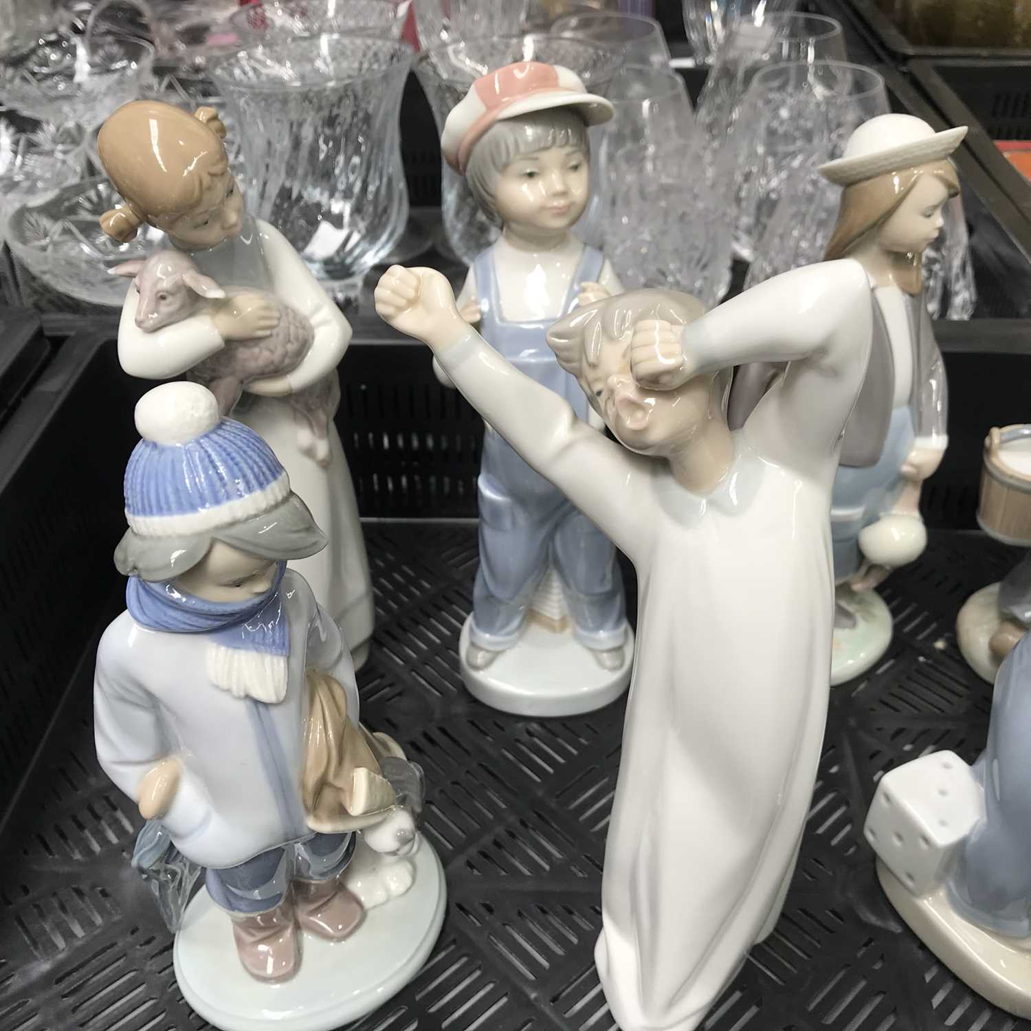 A collection of ten Lladro figures, including A Lesson Shared, Caribbean Kiss, Dutch Boy with Milk - Image 3 of 4