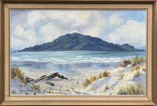 Bernice Smart (New Zealander, 20th Century), Kapiti Island bird sanctuary just north of