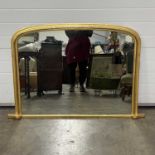 An over-mantel mirror 137 x 91 cm '