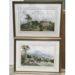 Maurice Kent (British, 20th Century), Herefordshire Beacon - Malvern Hills, a pair, signed l.r.,