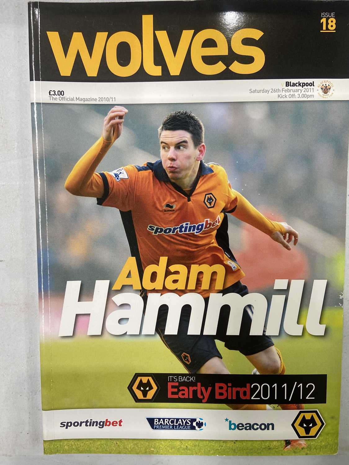 A collection of over 90 football programmes 'Wolves', fully catalogued, featuring fixtures between - Image 3 of 6