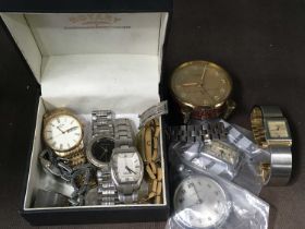 A selection of watches and watch parts