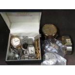 A selection of watches and watch parts