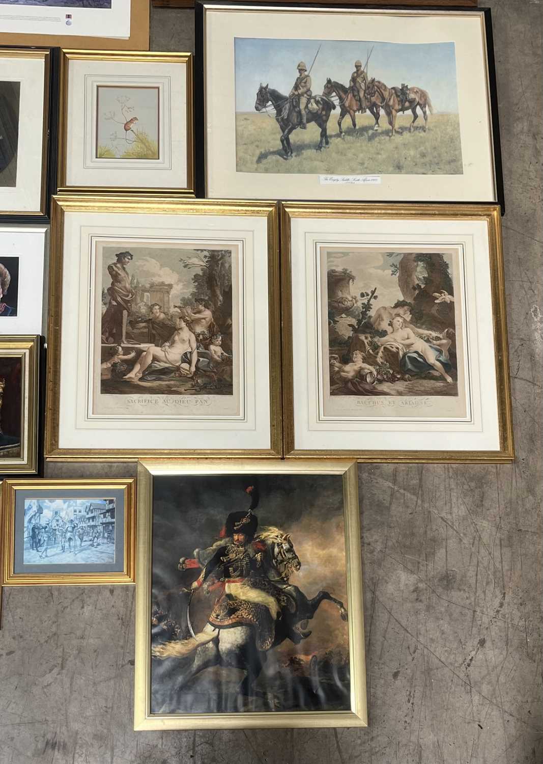 A large collection of furnishing pictures, including lithograph prints "Sacrifice Au Dieu Pan" - Image 3 of 4