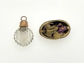 Two items of 19th century jewellery