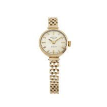 Rotary, a 9ct gold bracelet watch
