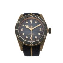 Tudor, a bronze Heritage Black Bay wrist watch