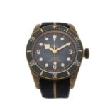 Tudor, a bronze Heritage Black Bay wrist watch