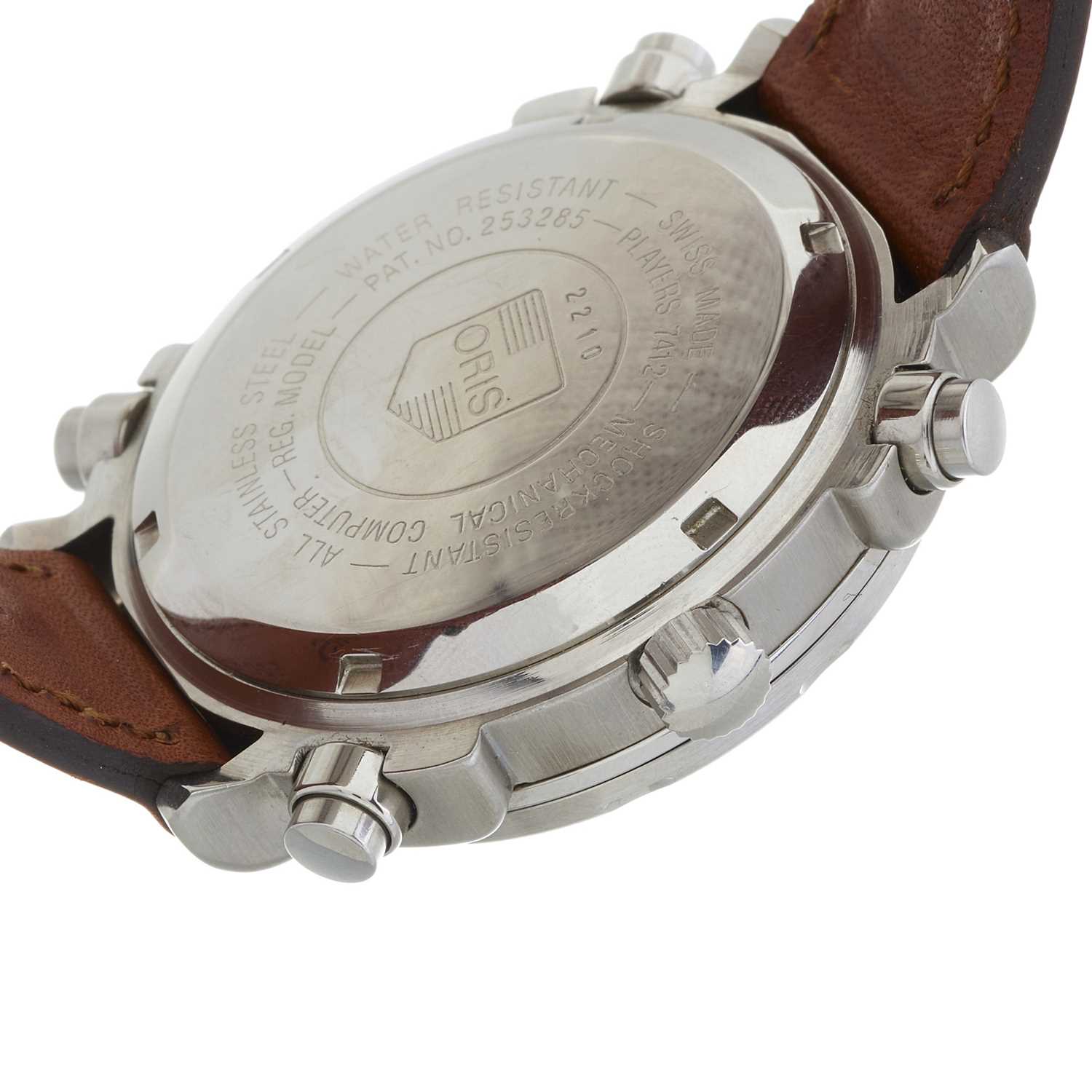 Oris, a stainless steel Players wrist watch - Image 3 of 3