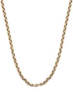 An early 20th century 10ct gold longuard chain necklace