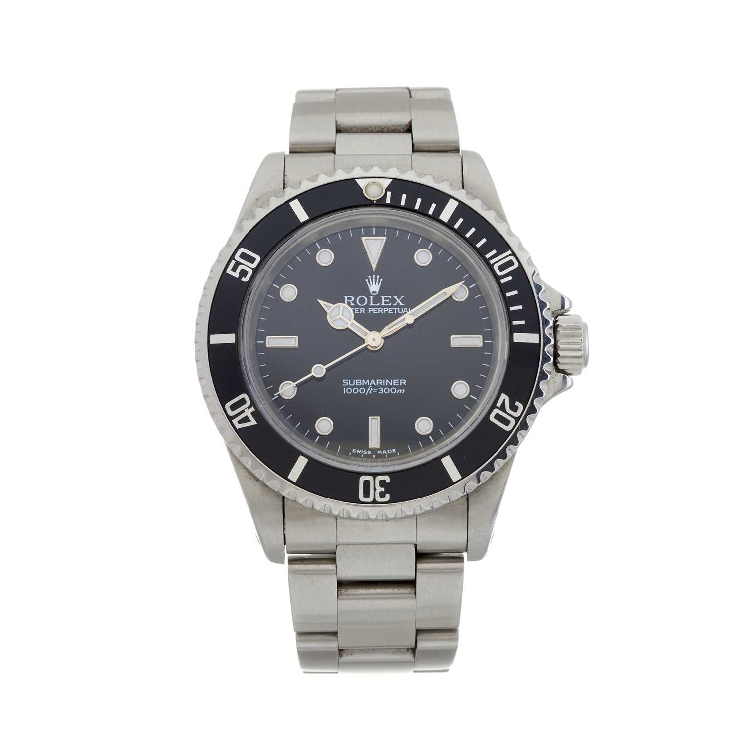 Rolex, a stainless steel Oyster Perpetual Submariner bracelet watch
