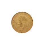 George V, a gold full sovereign coin, dated 1929