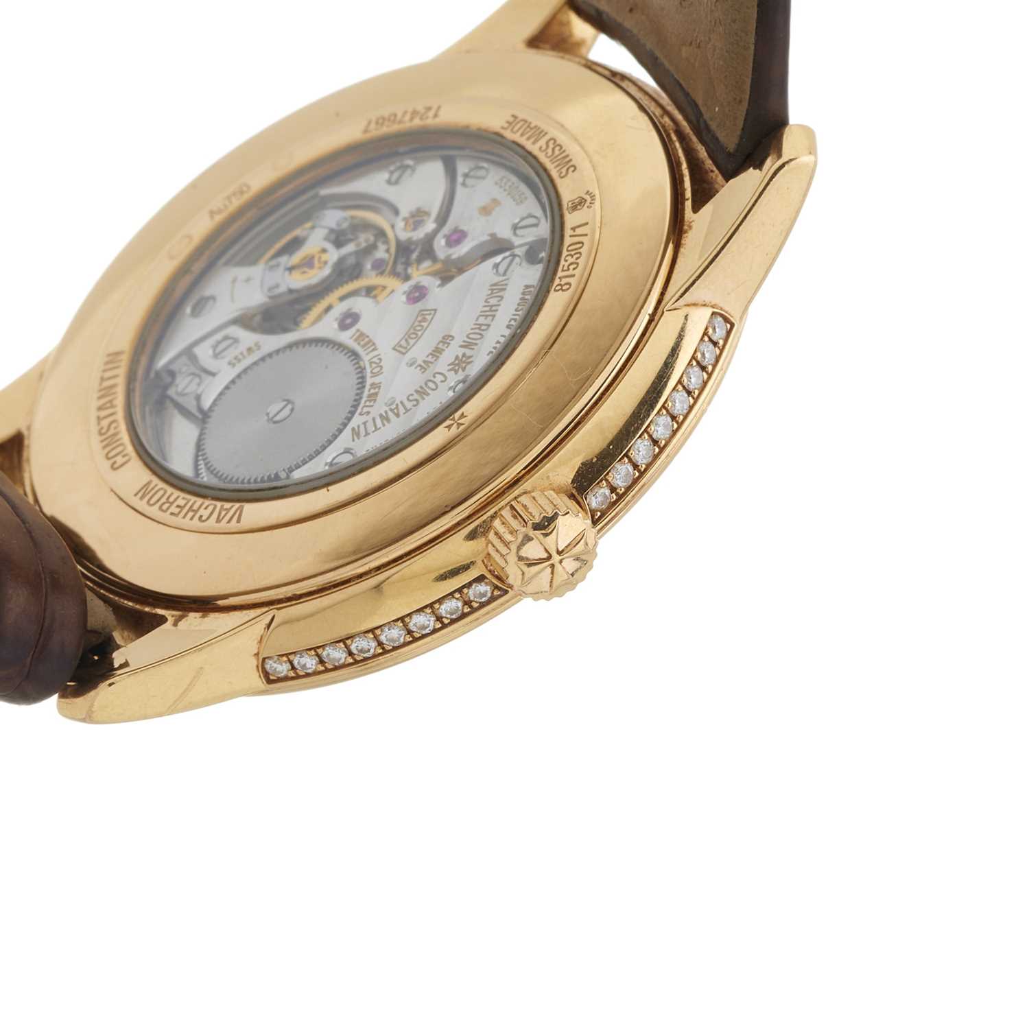 Vacheron Constantin, an 18ct pink gold Patrimony wrist watch - Bild 3 aus 4